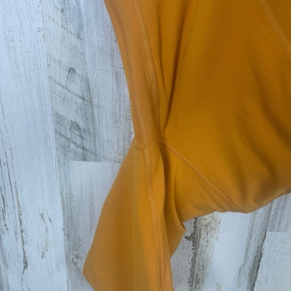 NWT Lululemon Align 8” Bodysuit Onesie size 4 Autumn Orange Nulu Yoga Activewear - Picture 8 of 9